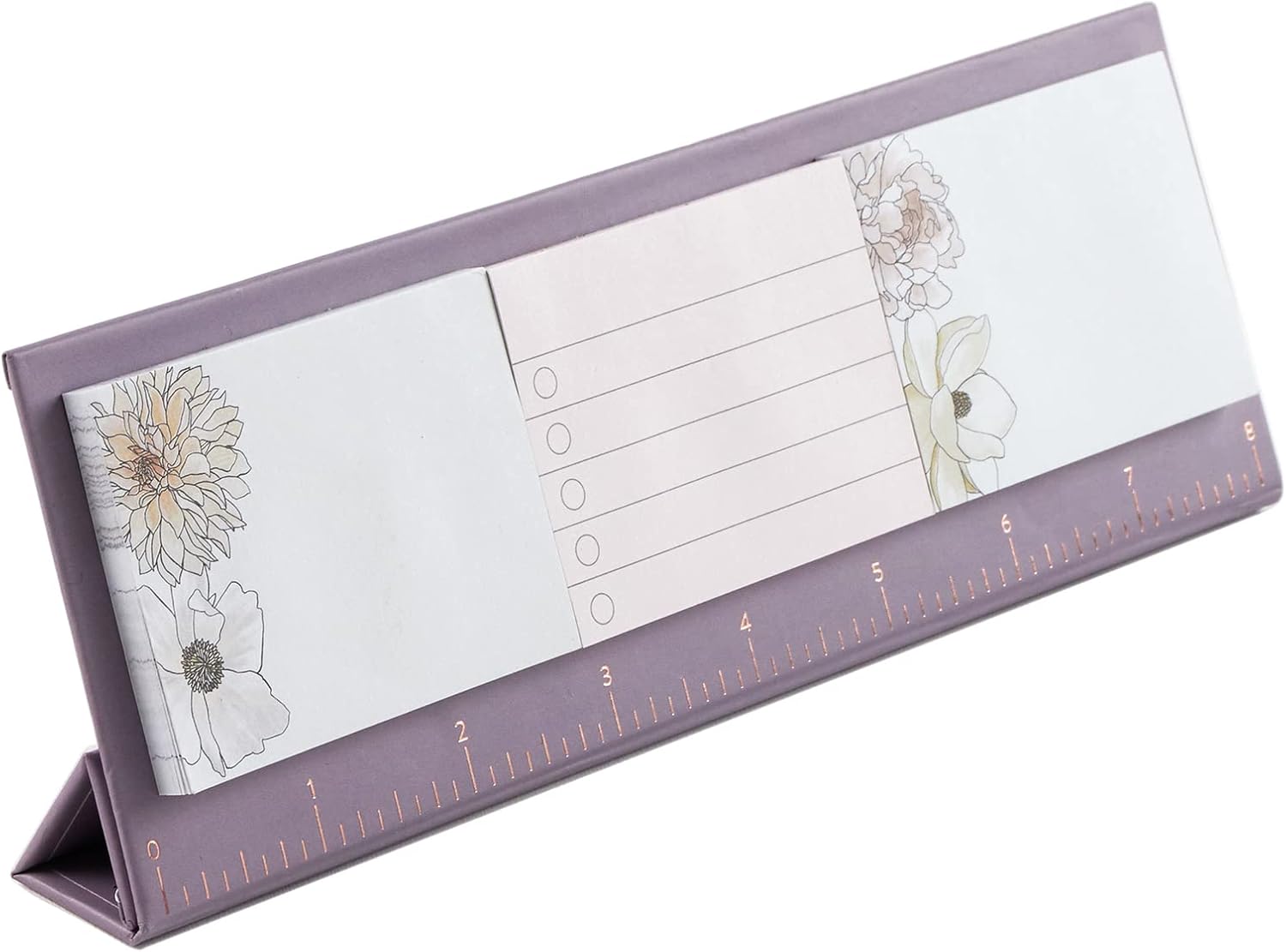 Sticky Note Stand Flora. Includes 3 Pads w 30
