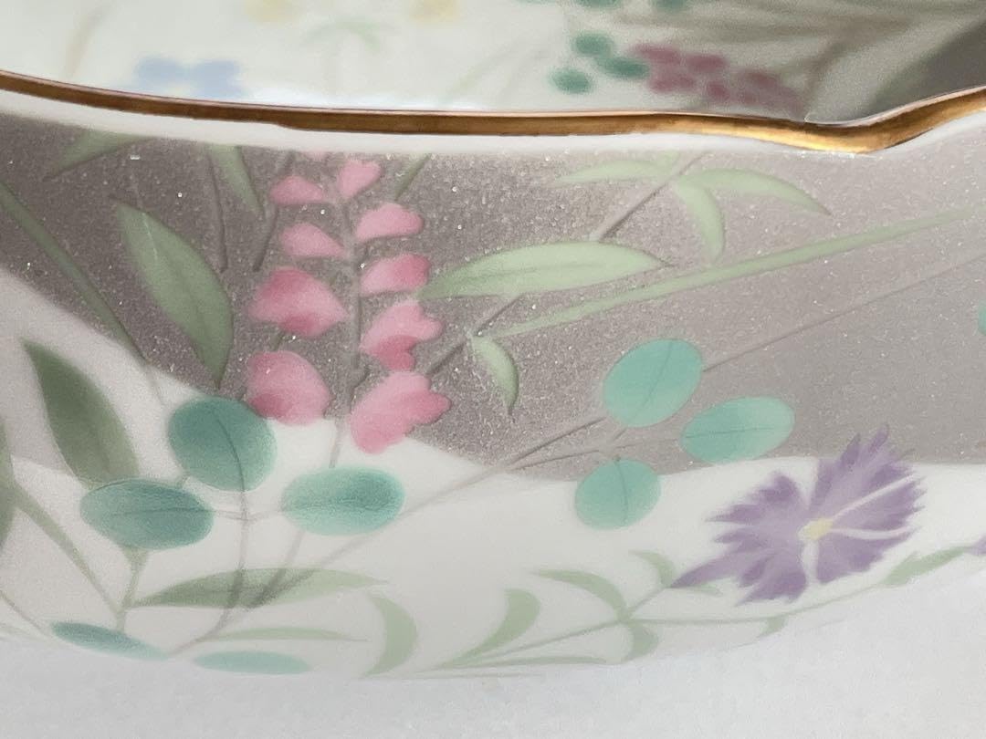 未使用品 前畑陶器 庫山窯 金彩 草花紋 大菓子鉢 前畑陶器 庫山窯 金彩 草花紋 大菓子鉢 庫山窯のYahoo