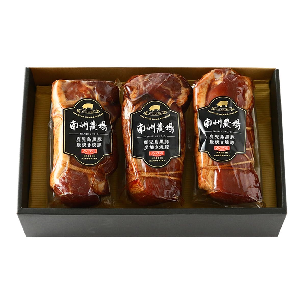 Amazon.co.jp: [南州農場] 鹿児島 黒豚 焼豚 詰合せ NN-3119 : 食品
