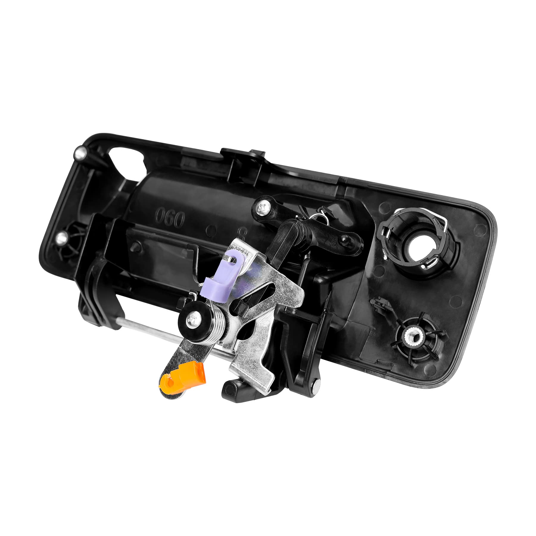 Upgraded Metal Tailgate Handle Assembly For 2014-2022 Toyota Tacoma & Tundra - Textured Black, With Camera & LED Holes, Replaces OEM 69090-0C090