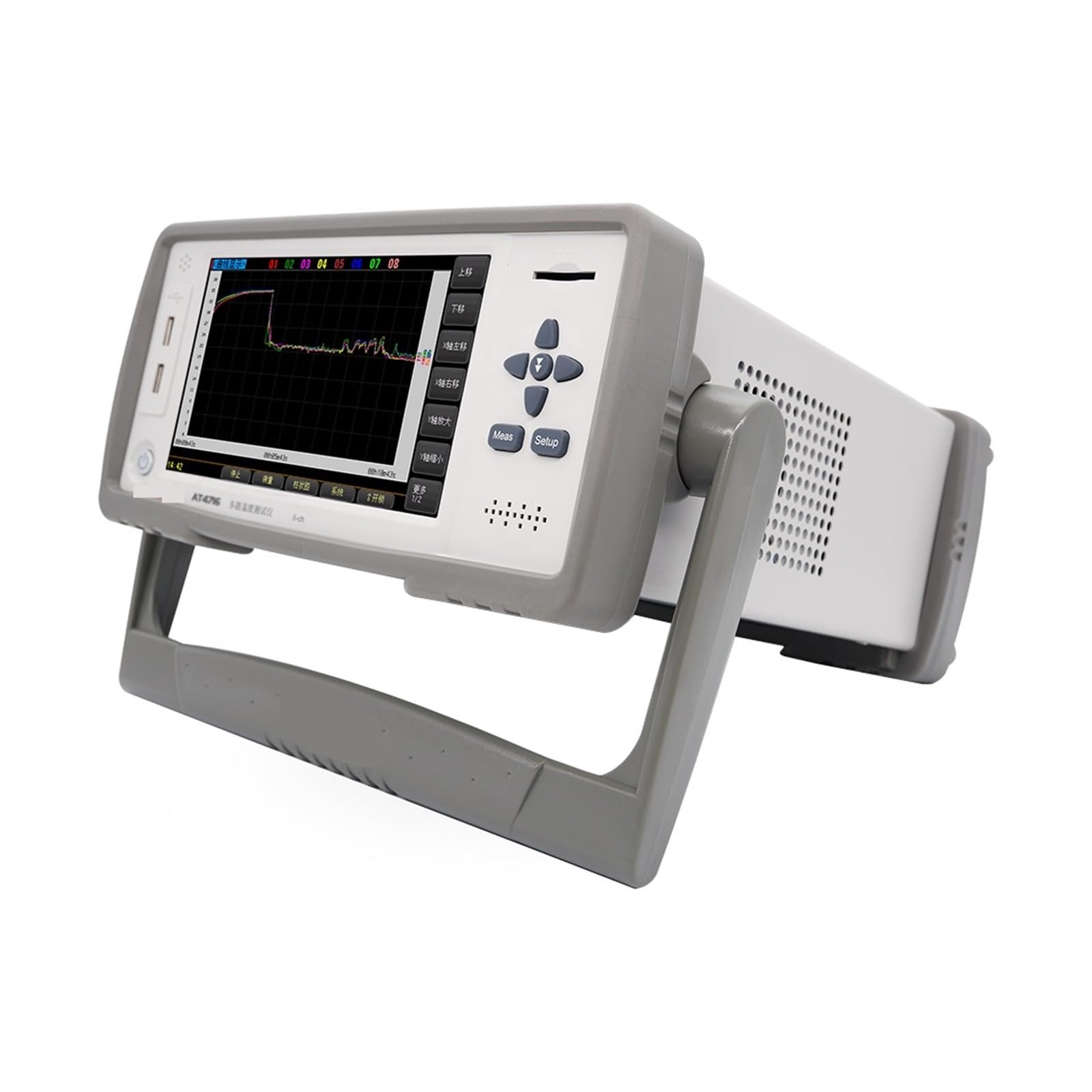 Oscilloscope, AT4716 Multi Channels Digital Thermometer Temperature Data Logr