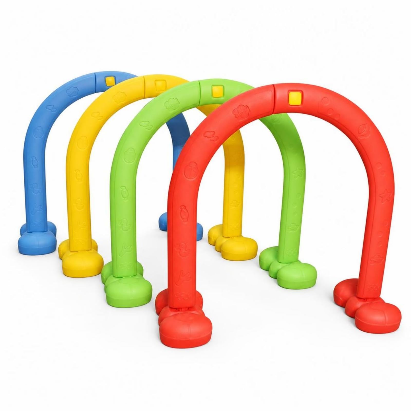 4 Pezzi Arco Gioco Durevoli, Upgrade Set di 4 Pezzi per Tunneling Colori Asilo