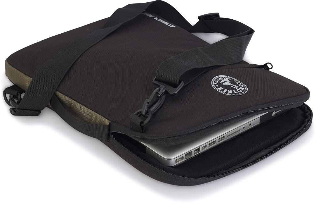 Sponsored Ad - Tricera 15.6 inch Laptop Sleeve Case Cover & Multi-functional Messenger Hand Bag for Men Women - Charcoal Black