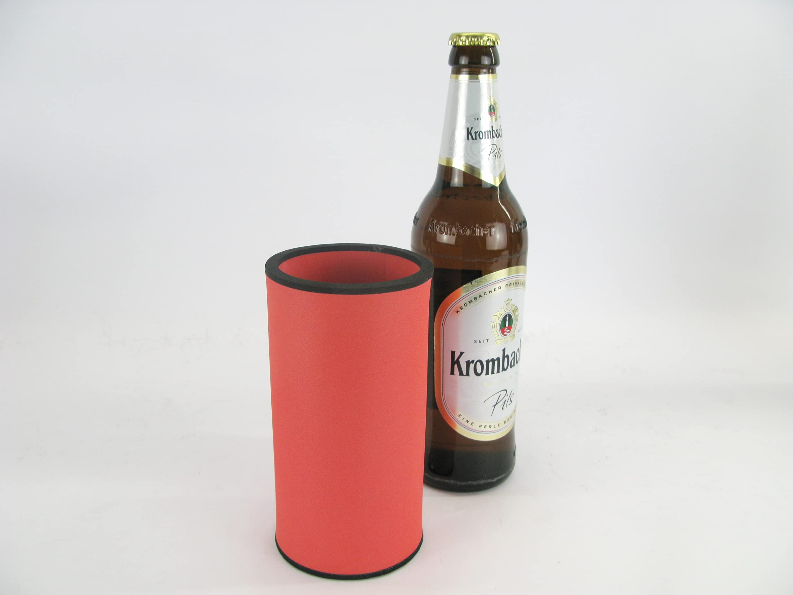 8er Set Getränkekühler 0,5l Flasche - Bierkühler - Neoprenkühler - passgenau ~Flaschenkühler~ orange Kühler