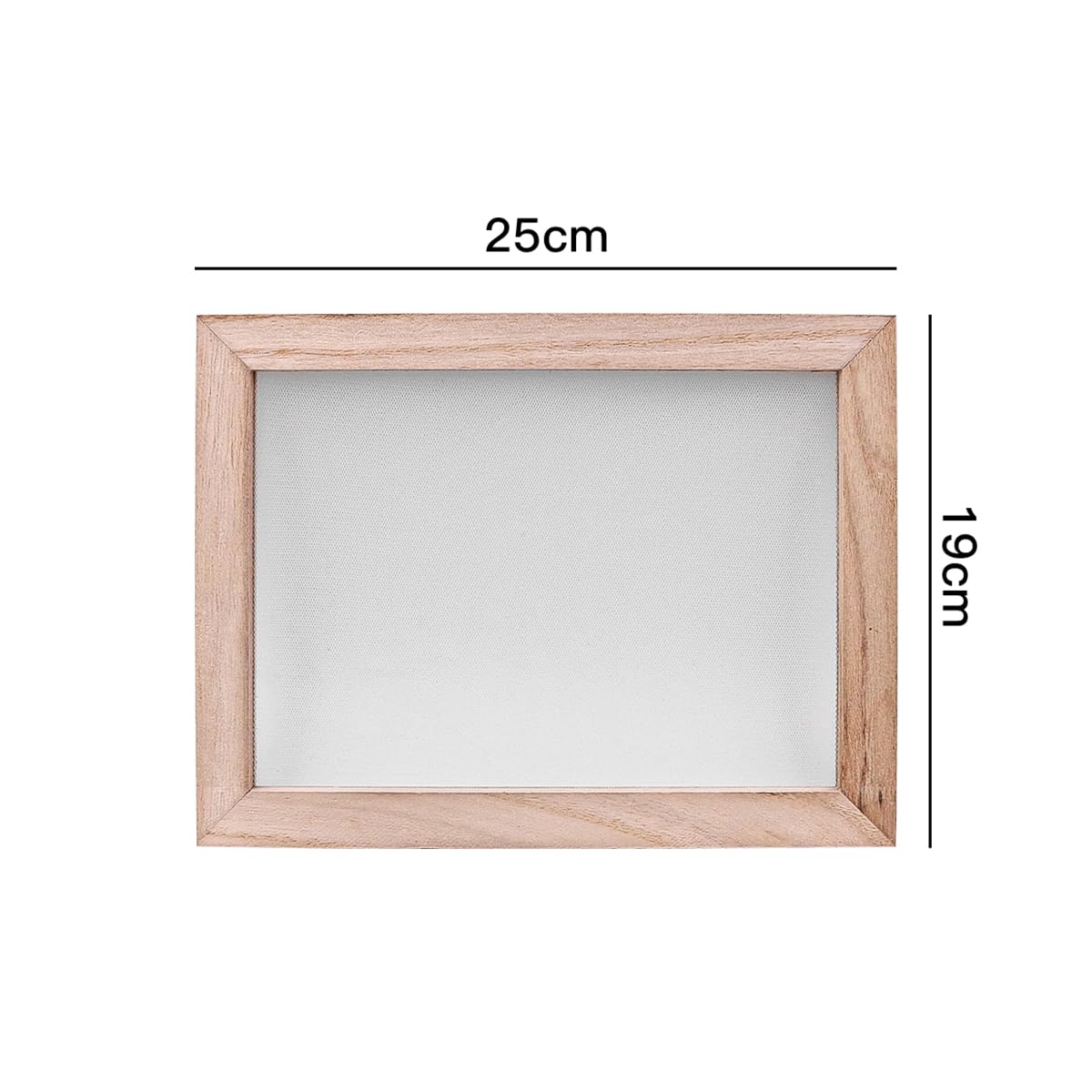 Kit per la creazione di Carta A5 Cornice per la creazione di Carta in Legno con pinzette Stampo per Fabbricazione di Carta con Fiori secchi in polpa per Artigianato Fai-da-Te