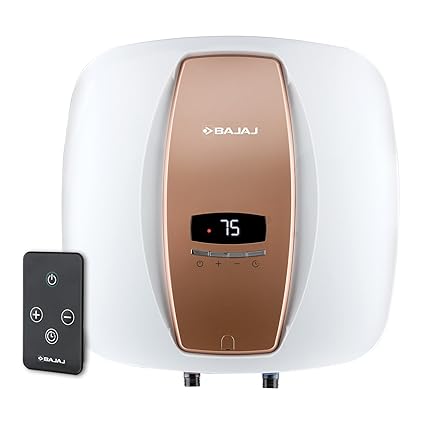 Bajaj Calenta Digi Storage 25-Litre Vertical 5 Star Water Heater (Brown/White)