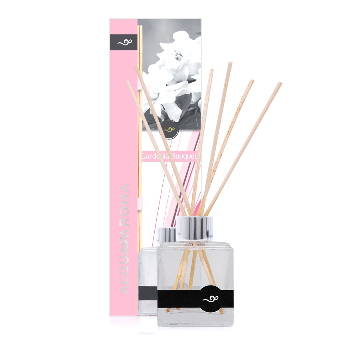 Acqua Aroma Gardenia Bouquet Reed Diffuser 3.4 FL OZ (100ml)
