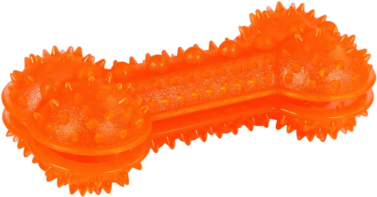 Kerbl Bone ToyFastic, 13 x 6 x 4.5 cm, Orange