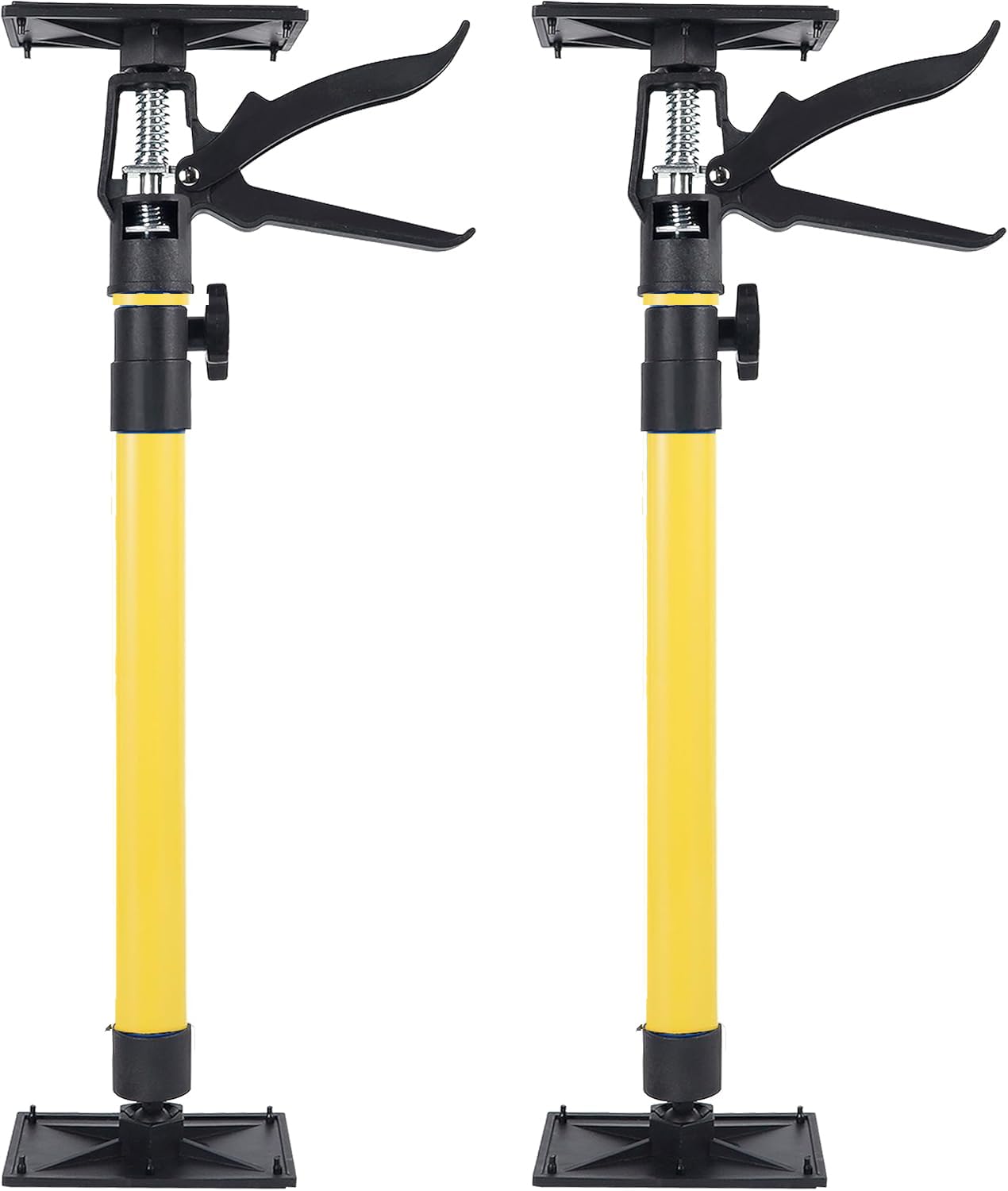 HEYOUTH 2 pezzi Sostegno a Soffitto,Puntello Telescopico Regolabile,Asta Telescopica,Lunghezza 115-290 cm,Palo Telescopico,Carico Fino a 40 kg,Per posizionare, fissare pezzi, per pannelli in cartonges