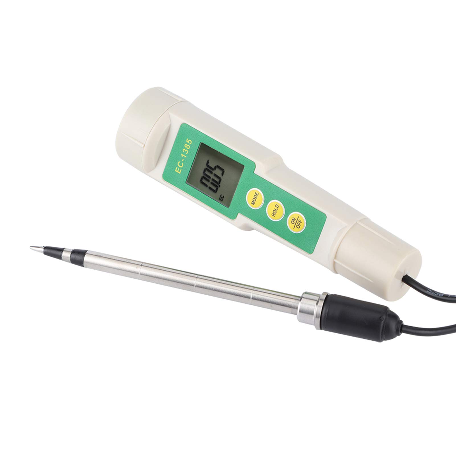 Greensen Misuratore di Salinità per Terreno, Tester EC/TDS/CF con Sonde di Test ed Elettrodi, per Agricoltura e Orticoltura