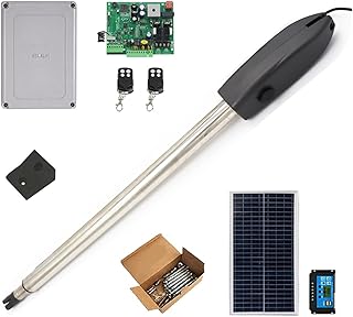 Automatic Sliding Gate Opener Automatic Gate Opener Kit Light Duty Single Gate Operator for Single Swing Up to 19 Feet OR 660 Pounds Gate Motor Pure Copper Motor, Durable and Reliable (Color : KIT M