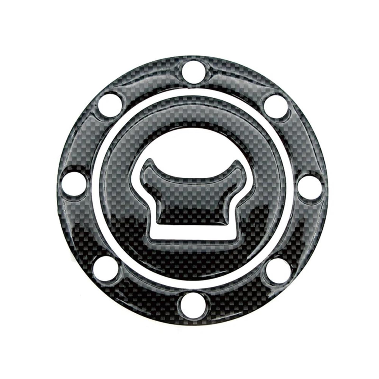 Motorcycle Fishbone Carbon Sticker Fuel Tank Gas Cap Cover Decal for Suzuki GSXR GSF GSR GSX 250 400 600 750 1200 1250(Style 1)