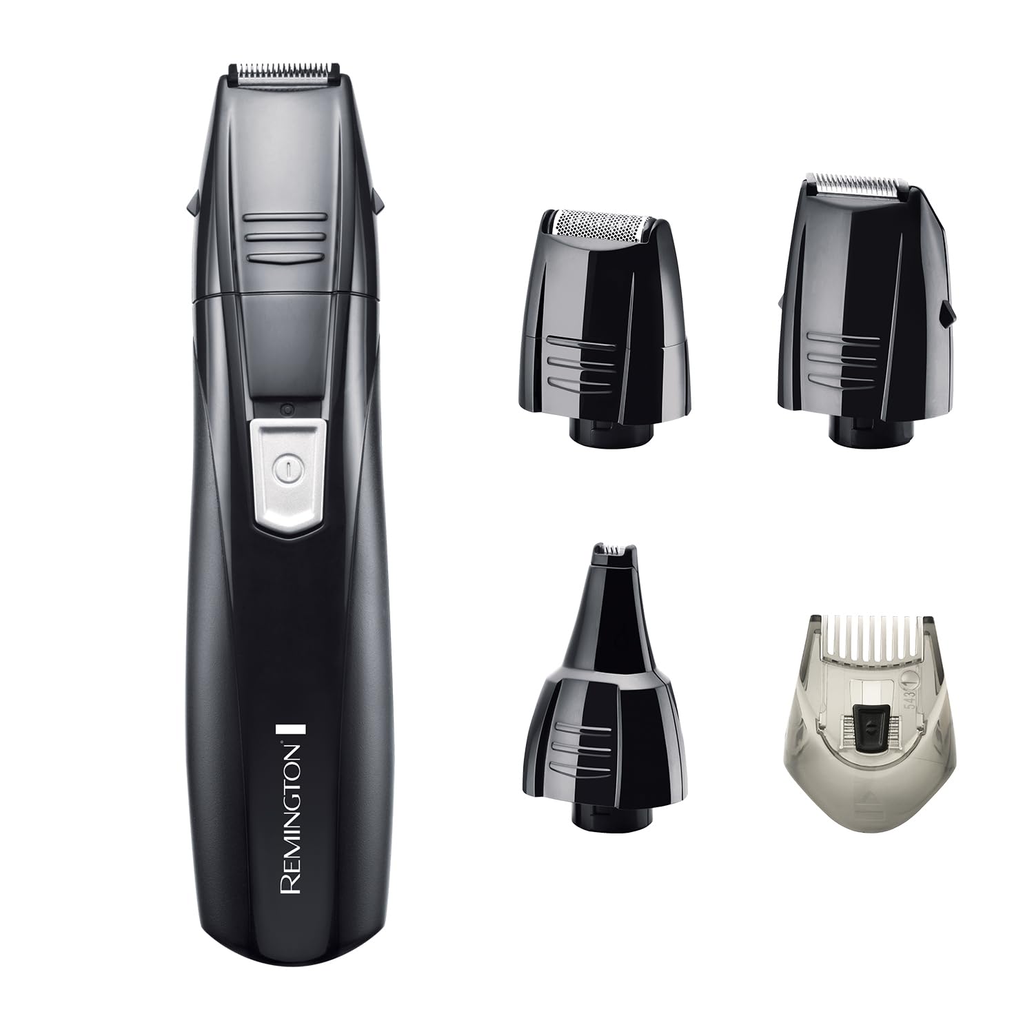 Men's Pilot Grooming Kit (3 Attachments, Precision Trimmer, Foil Shaver, Nose & Ear Trimmer, Adjustable Comb, Advanced Steel Blades, Washable, Battery Operated) PG180