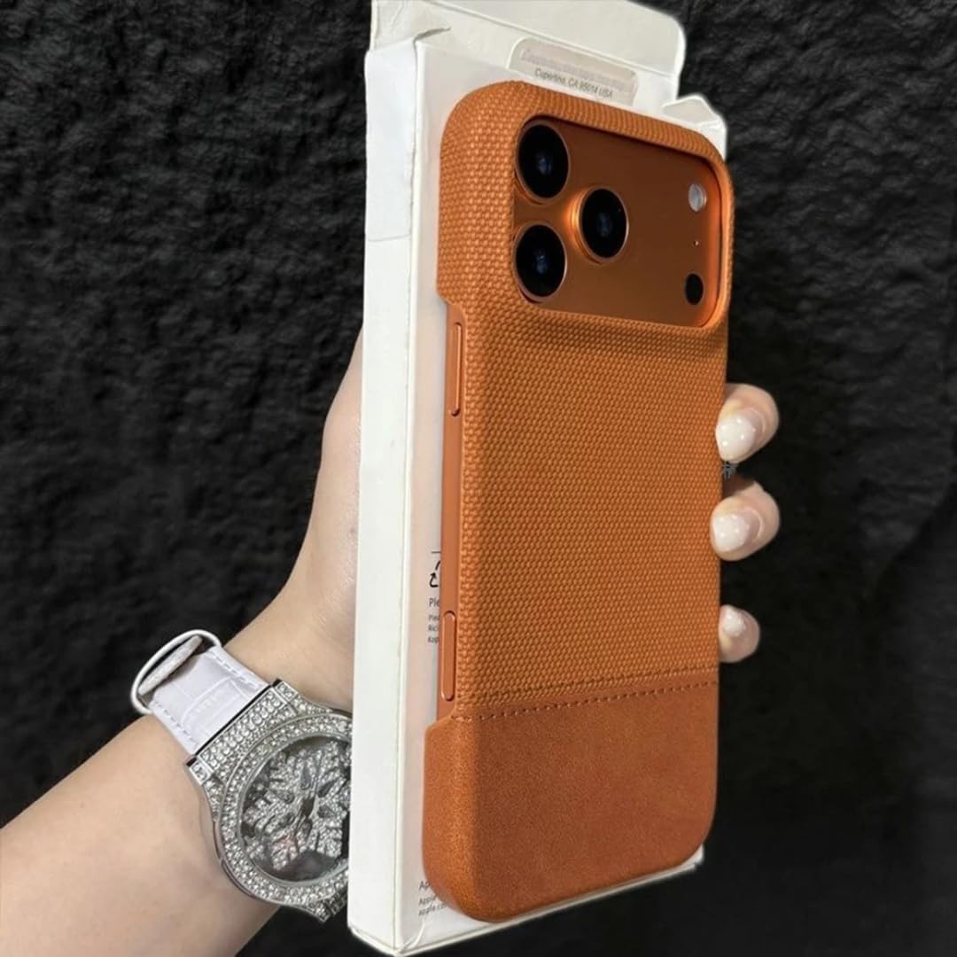 Custodia in similpelle con inserti, senza cornice, opaca, antiurto, per iPhone 12 (per iPhone 12/grigio)