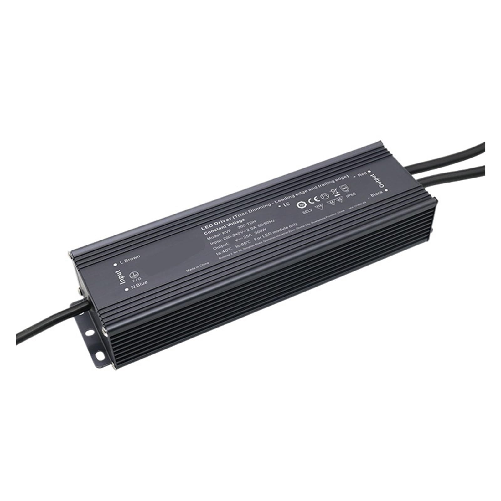 NVSFZGIYG KVF-200-360-TDH LED thyristor dimming Driver Power Supply high Low Voltage Single Color Stair line Light with Controller(48V 6.25A 300W)
