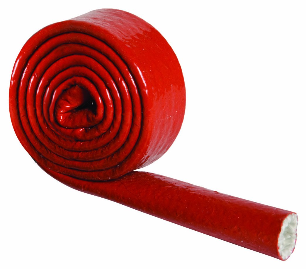 Heatshield Products 210019 HP Fire Armor Sleeve Red 1-1/4" ID x 10' Heat Shield Fire Sleeve