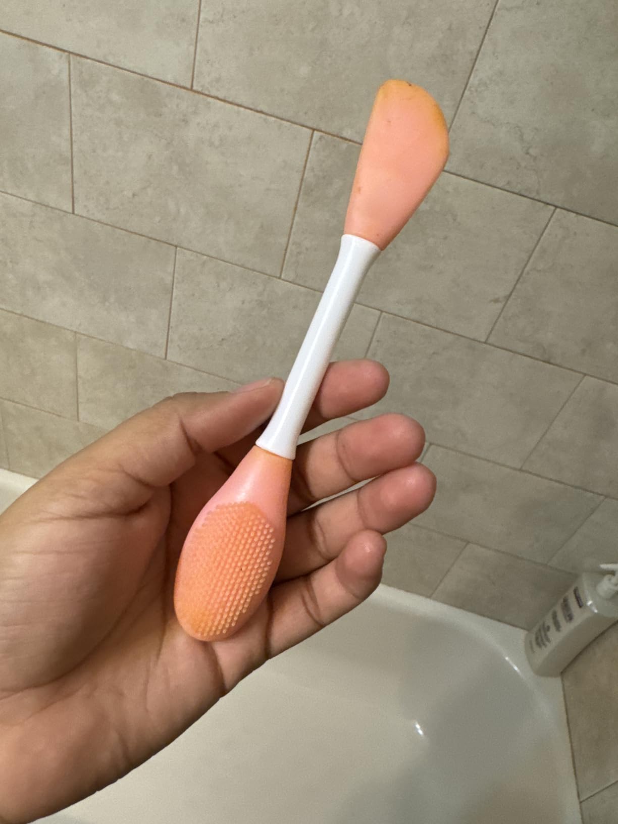 Qivorimith Facial Cleansing Brush,2 in 1 Silicone Face Scrubber for Exfoliating,Massaging,Remove Blackheads,Deep Pore Cleansing,DIY Mask