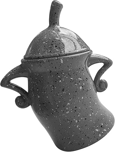 Miniatura 3 de Recipiente con actitud, divertido recipiente de cerámica para cocina, PVC, duradero, lindo, con tapas para café, té, azúcar, especias y decoraciones