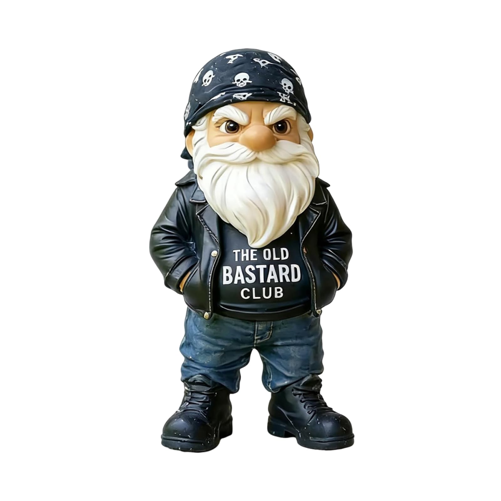 Gnomes Garden Ornaments 10 cm Funny Gnome Outdoor Statues Resin Garden Gnomes Funny Gnome Figurine Hand-Painted Desk Decor Figurines for Men Garage Office Home Housewarming Gag Gifts