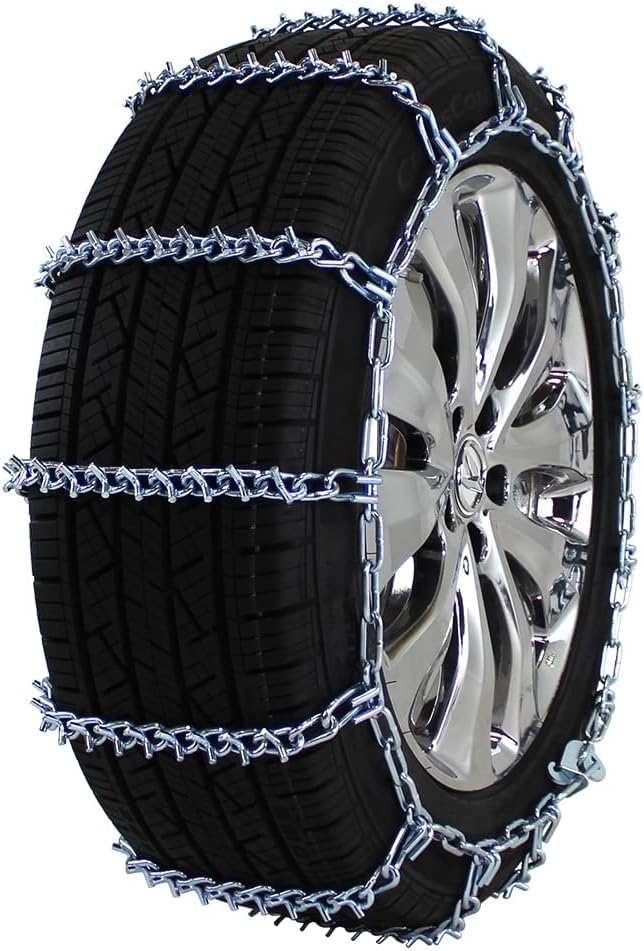 Quality Chain Light Truck Highway Service V-Bar Non-Cam Tire Chains – Single Mount (2828)