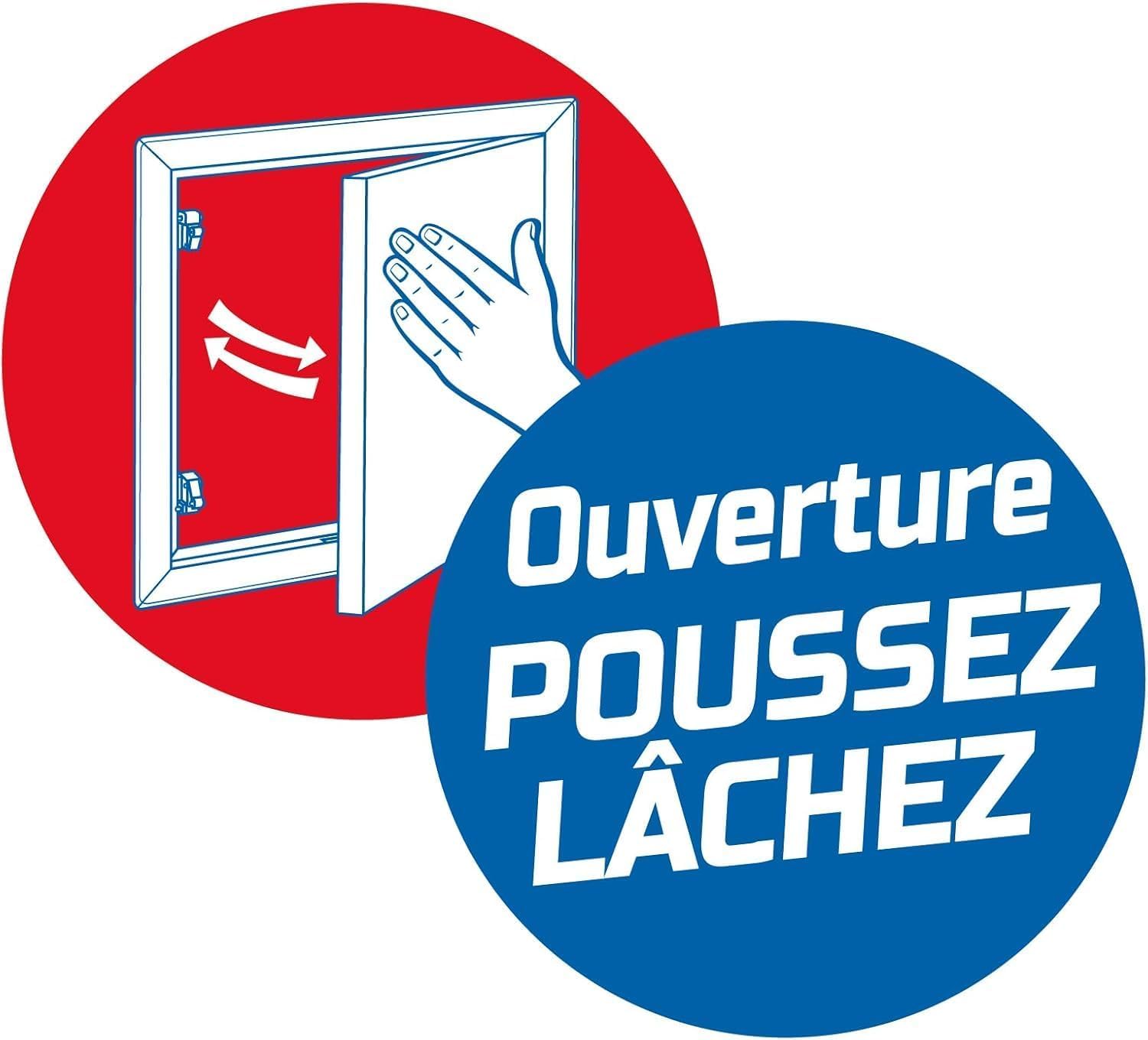 SEMIN Trappe de Visite HQ 500 x 500 mm – Trappe Métallique Laquée Blanche – Isolante Acoustique 29,8 dB – Étanche à l’Air et à la Poussière – Mur et Plafond – VMC et Gaines Techniques