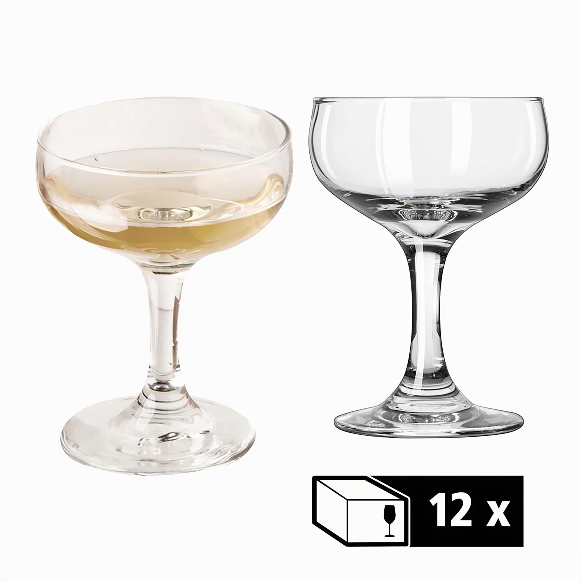 LIBBEY 70199 Verre à boire, coupe « EMBASSY », 163 ml, lot de 12