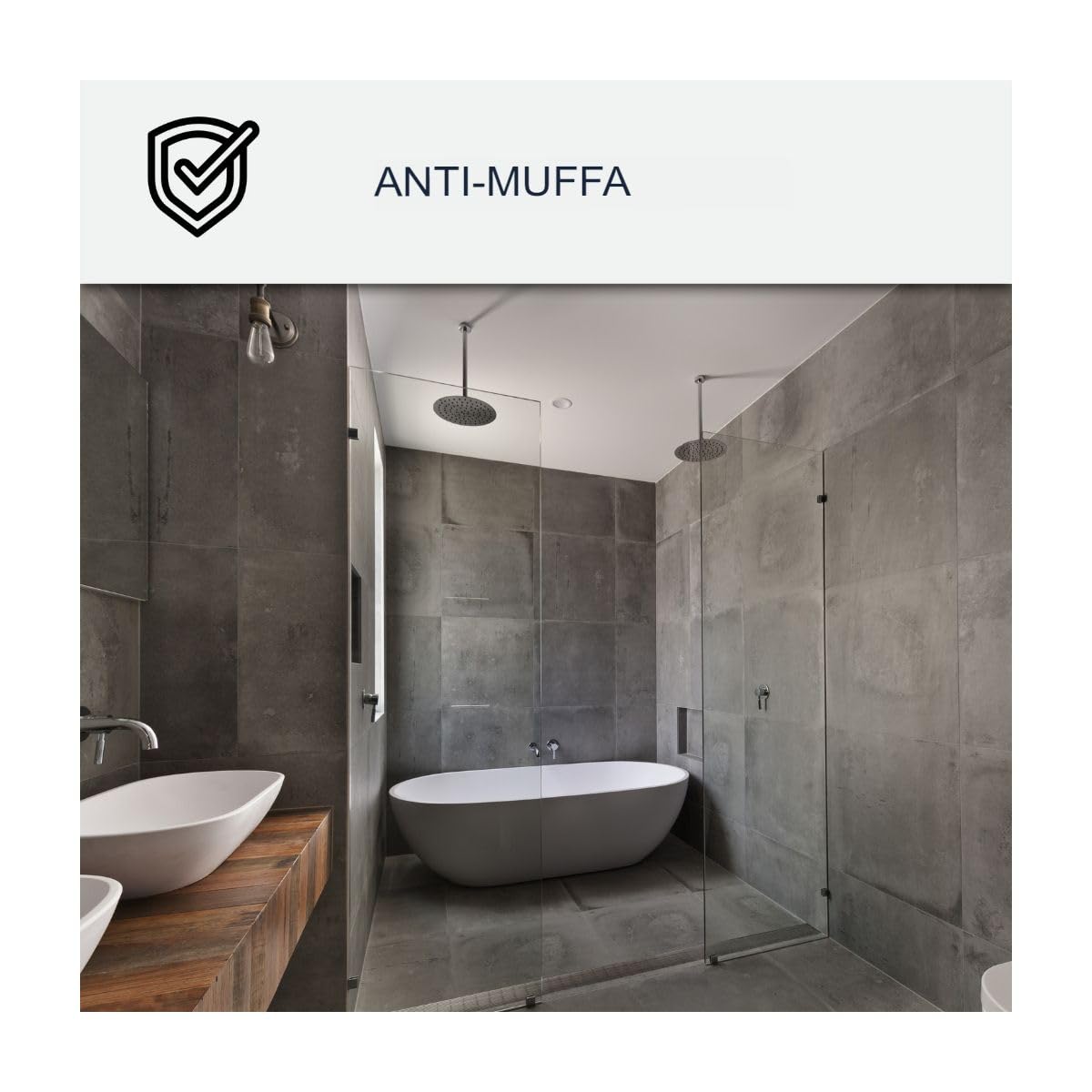 Badezimmer Wand- und Deckenfarbe: Arcadéco Badezimmer Weiß - 2.5 L