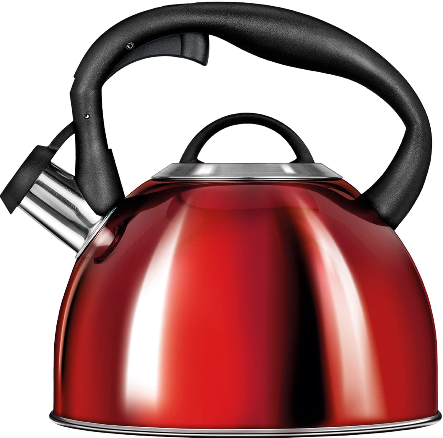 SMILE Bollitore MCN-11P 3 Litri – Acciaio Inox – Adatto A Induzione – Fischio Incluso