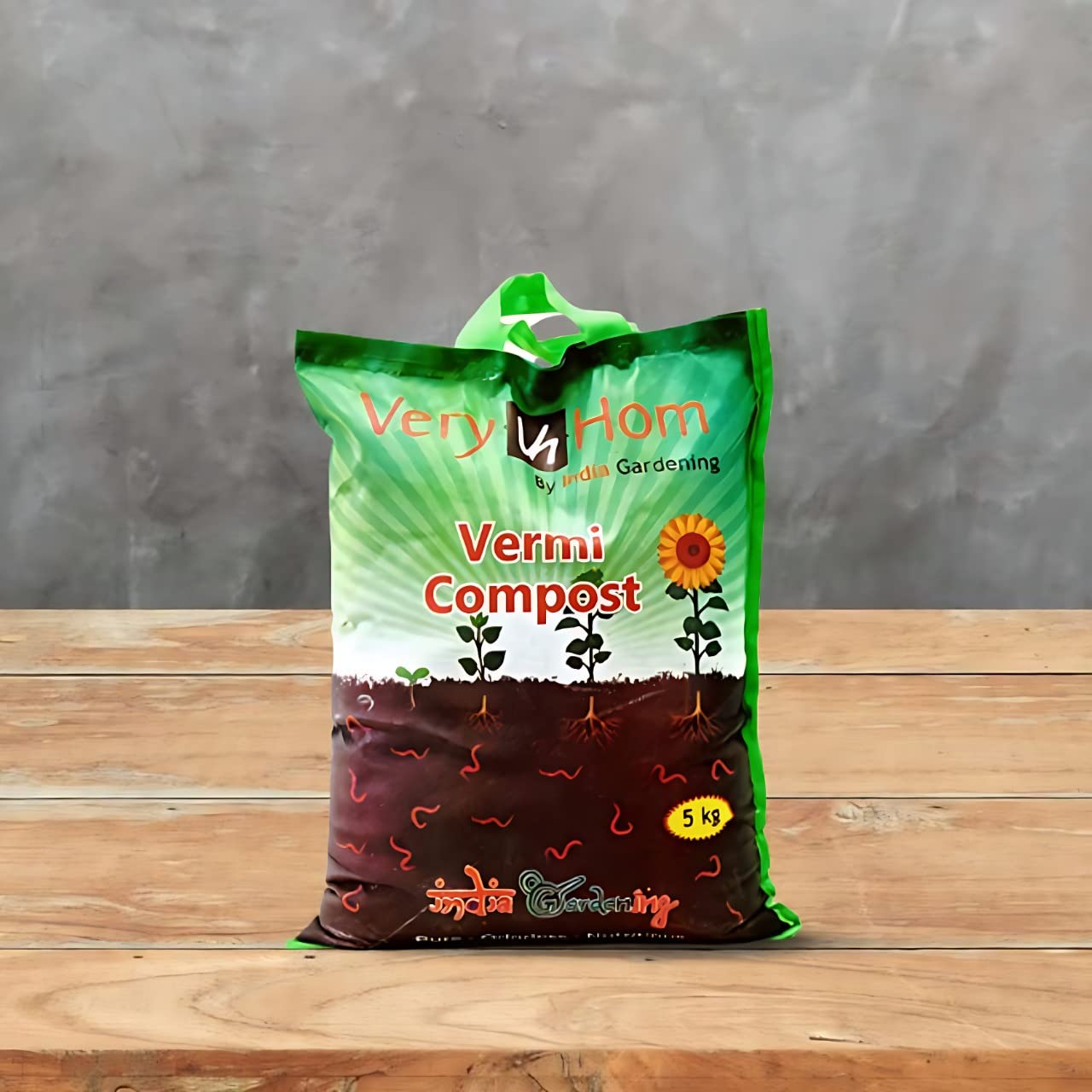 India Gardening Vermicompost for Plants, 100% Organic Fertilizers for Home Gardening and Indoor Plants, Organic Compost to Improve Soil Quality - 5kg (B0B4W6YR2Z) Amazon Price History, Amazon Price Tracker