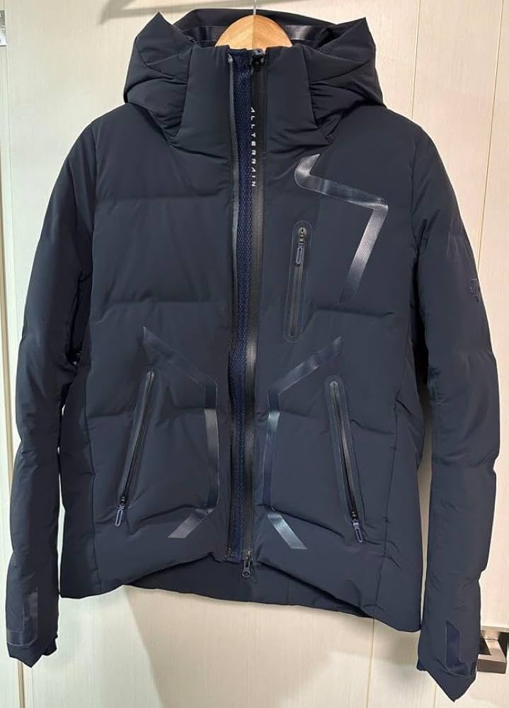 【ちーたろう】デサント　ダウンジャケット　ネイビー　Ｌ DESCENTE ALLTERRAIN x BEAUTY＆YOUTH デサントオルテライン