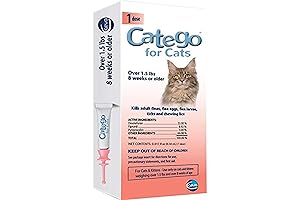 Catego Flea and Tick Control for Cats - 1 Month Supply