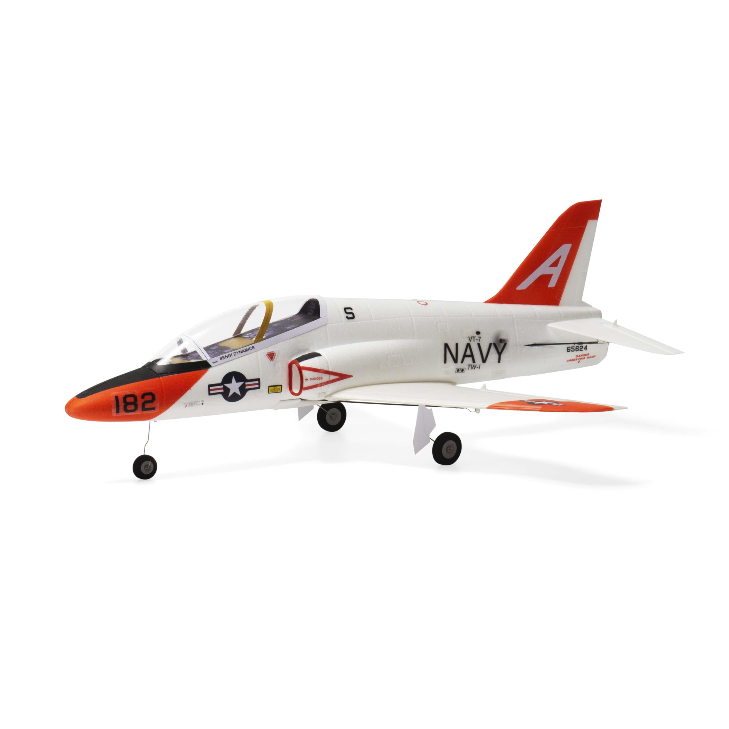 MinimumRC T-45 Goshawk 30mm EDF 390mm Wingspan RC Jet Fighter – 2.4GHz Remote Control Plane, RTF/BNF, Ultra-Lightweight, Hidden Servos, All-Moving Tails, BNF (Built-in Protocol)