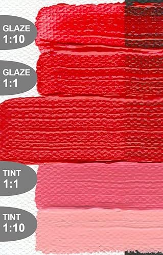 Miniatura 3 de Golden Heavy Body Acrylic - Pyrrole Red 8oz tarro