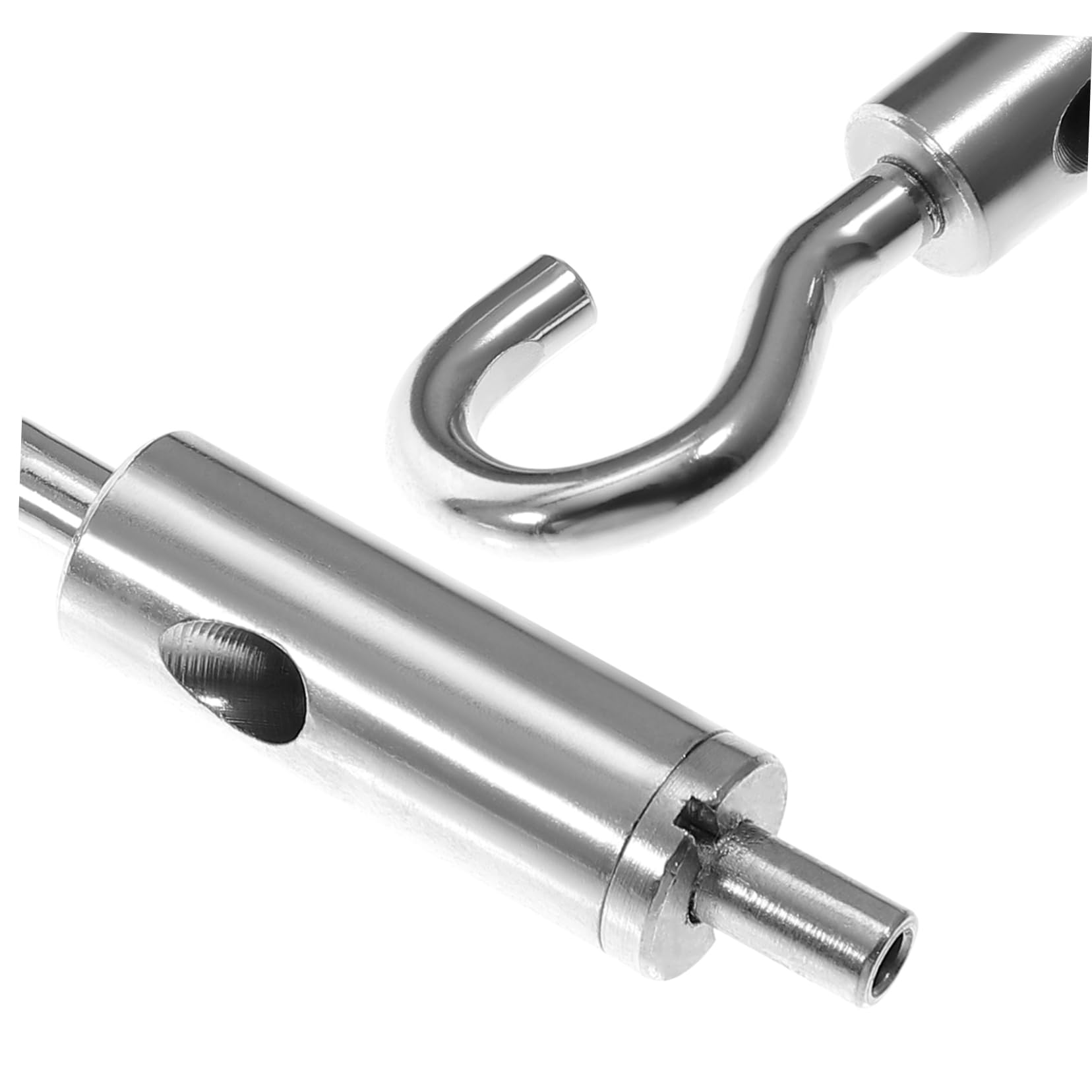 KICHOUSE 5pcs Wire Rope Locker Hook and Eye Turnbuckles S Hook Siding Hooks Marine Accessories Wire Rope Fittings Turnbuckle Tension Wire Rope Accessories for Turn Buckle Copper Silver