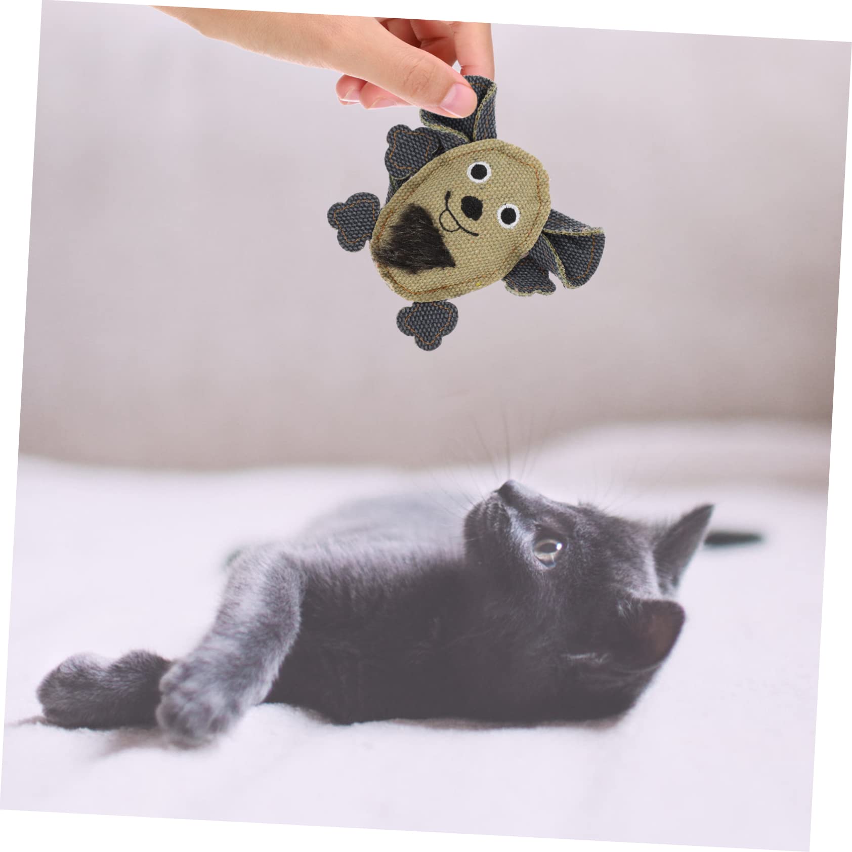 DOITOOL 15piezas Juguetes para Gatos Ratón De Larga Interactivos De Lona Juguetes Molares Divertidos para Gatitos Accesorios para Mascotas Estimulantes