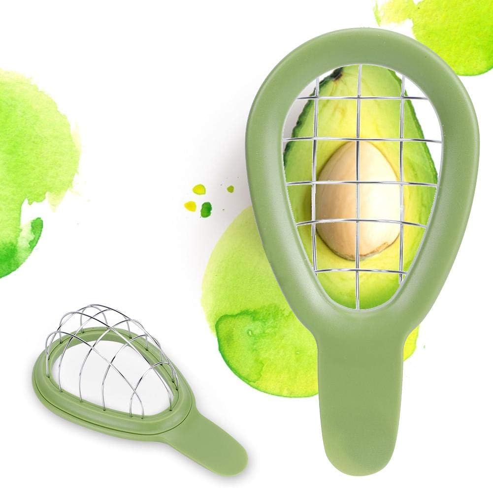 Fdit Stainless Steel Avocado Cuber and Dicer Tool Avocado Chunks Slicer for Avocados One Size Dicing Fruit Salad Kitchen Gadget Tool