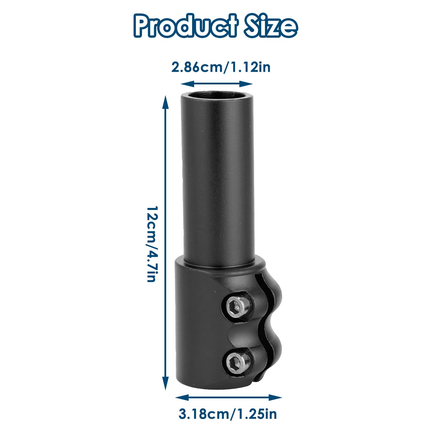 Alta Bicycle 21.1mm Chrome Old School BMX Vintage Free Style Bike Stem