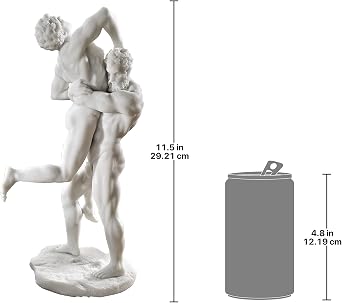 Design Toscano WU75276 Hercules and Antaeus , White