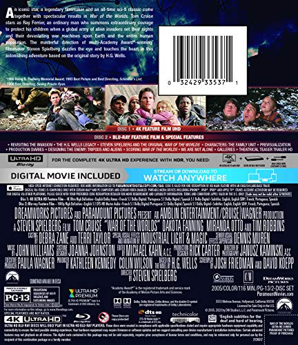 Image of War of the Worlds (4K UHD + Blu-ray + Digital)