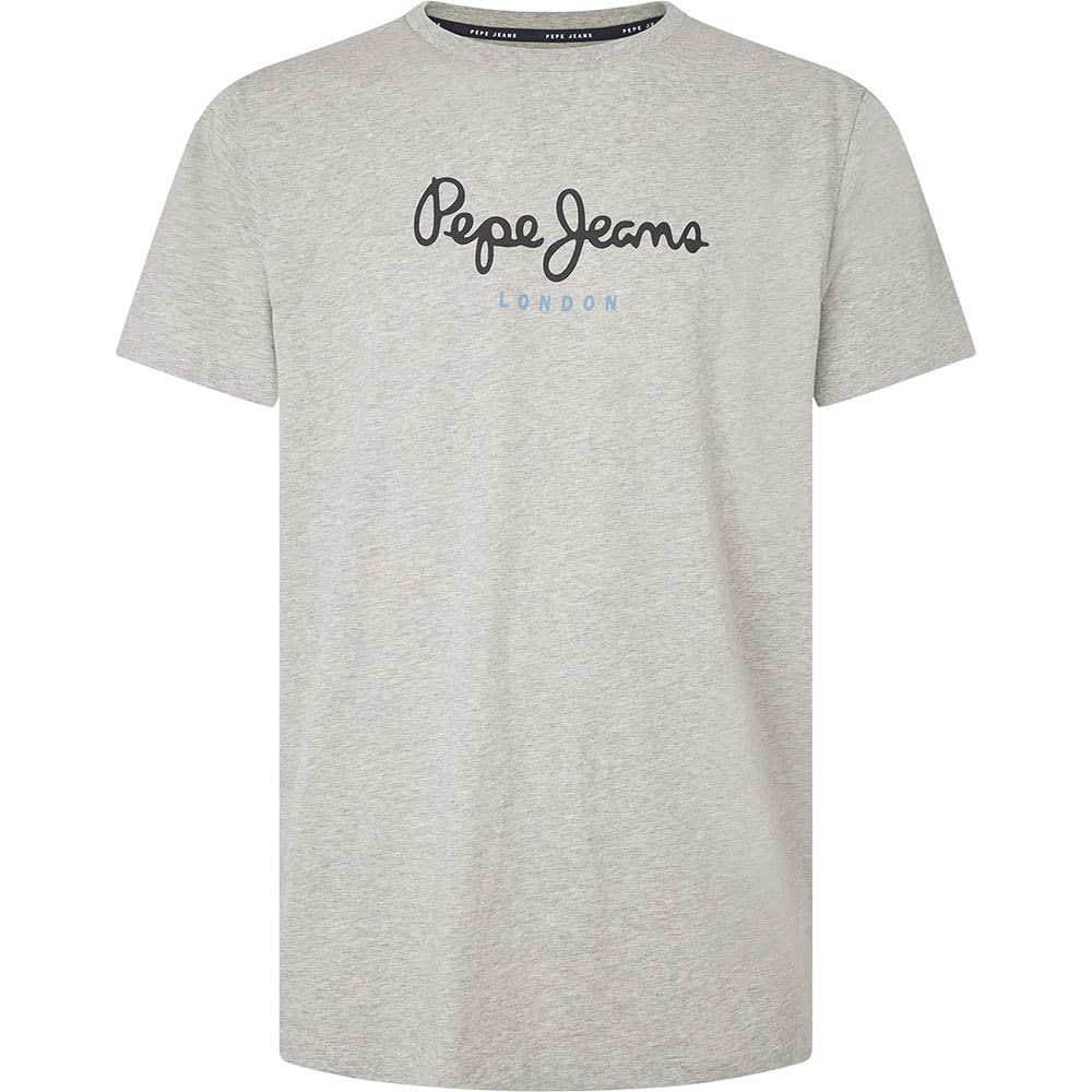 Pepe Jeans Men's EGGO NT-Shirt,Grey,S