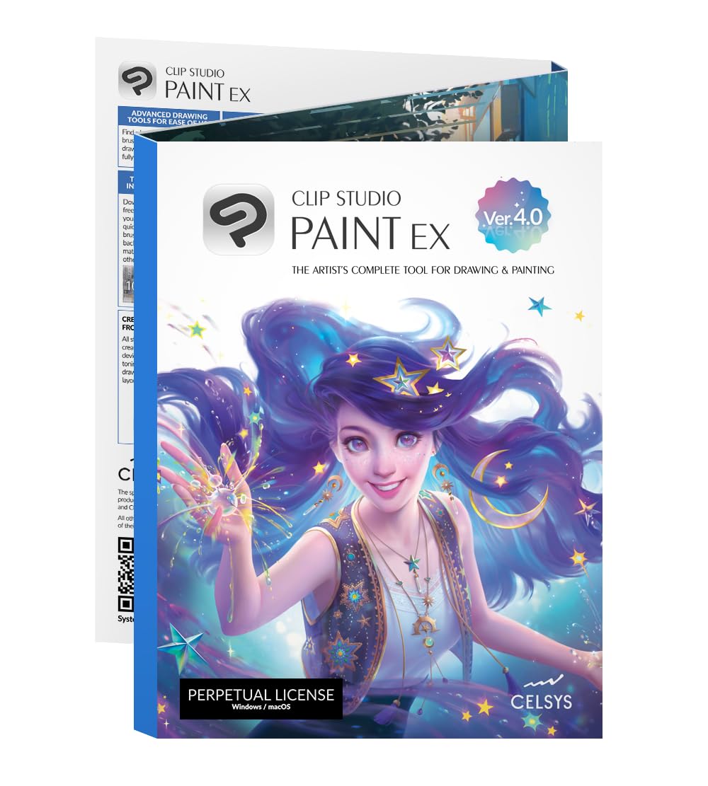 CLIP STUDIO PAINT EX - Versione 4 | Perpetual License | per Windows e macOS