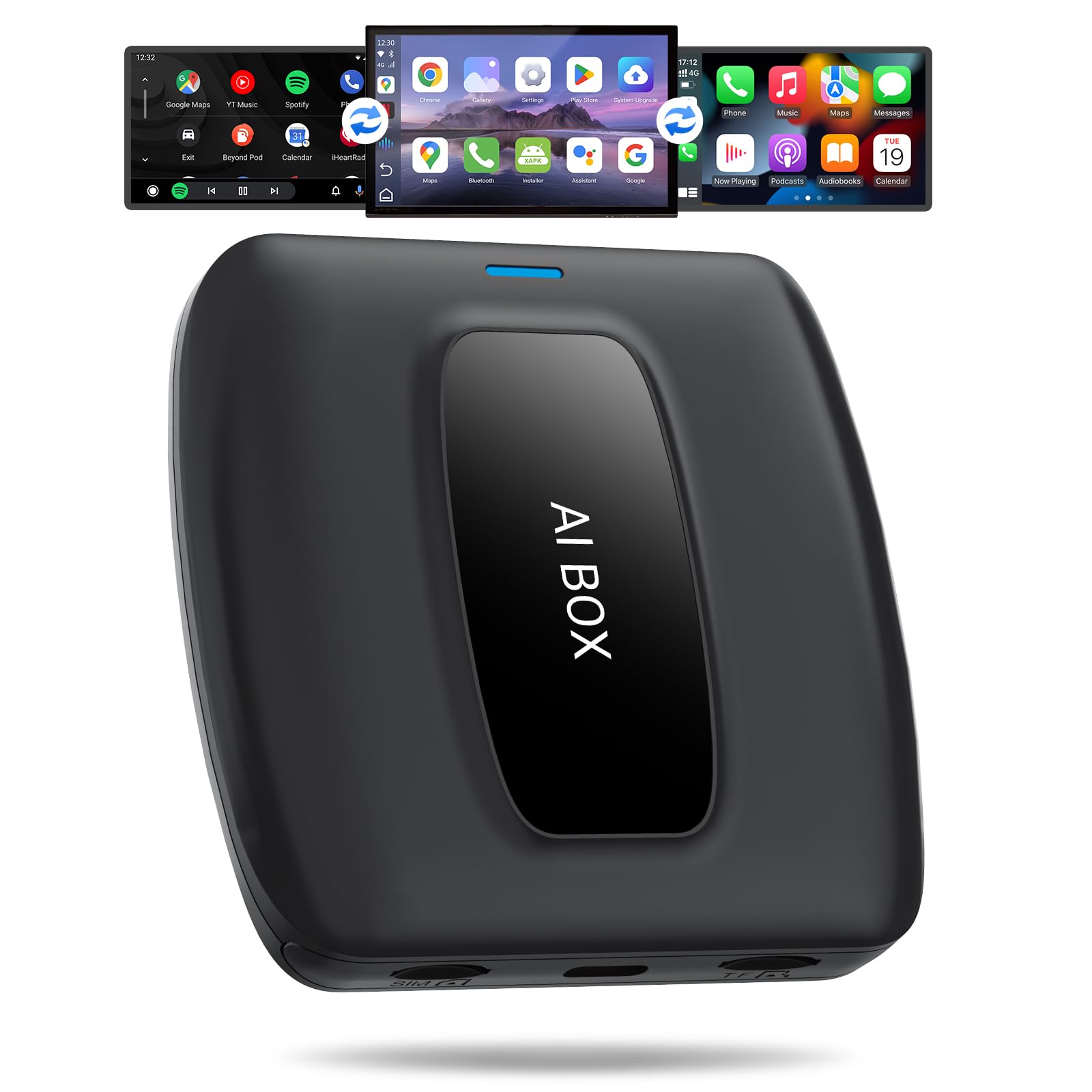 Amazon.com: Dreryrit CarPlay AI Box,Multimedia AI Box with Built 