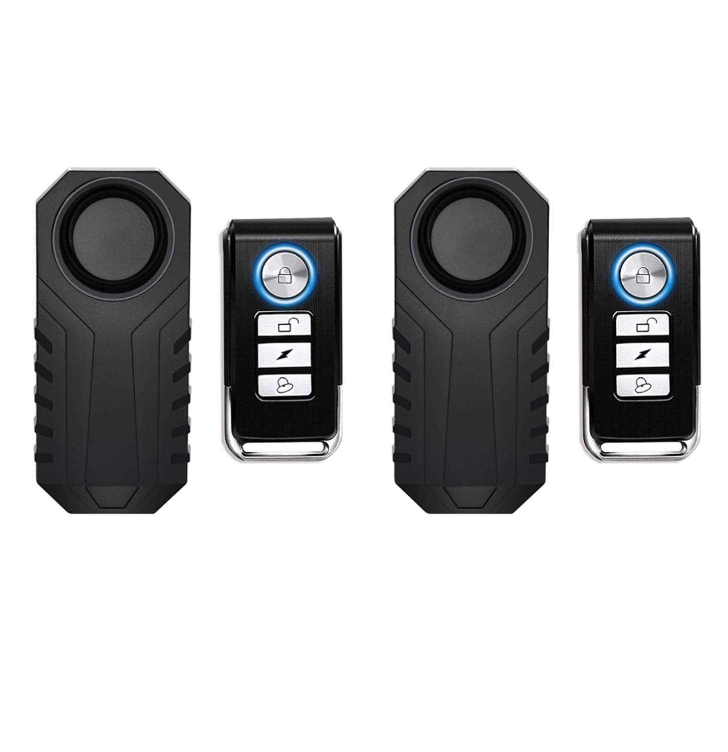 NineLeaf Vehicle Anti-Theft Alarm,Bike Motion Alarm,Bike Motion Sensor Alarm,IP65 Waterproof,7 Levels of Sensitivity,113db Super Loud,Suitable for Bicycles, Motorcycles, Electric Bikes, 2PK