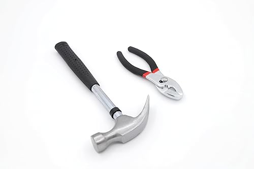 Miniatura 8 de Kit de herramientas básicas para el hogar, juego de 39 herramientas pequeñas, kit de herramientas para el hogar con caja de herramientas, kit de