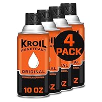 Vista 7 de Kroil Aerokroil Penetrant - Lubricante penetrante de óxido - Aceite inhibidor de la corrosión para cadenas, bisagras y piezas metálicas pegadas, uso