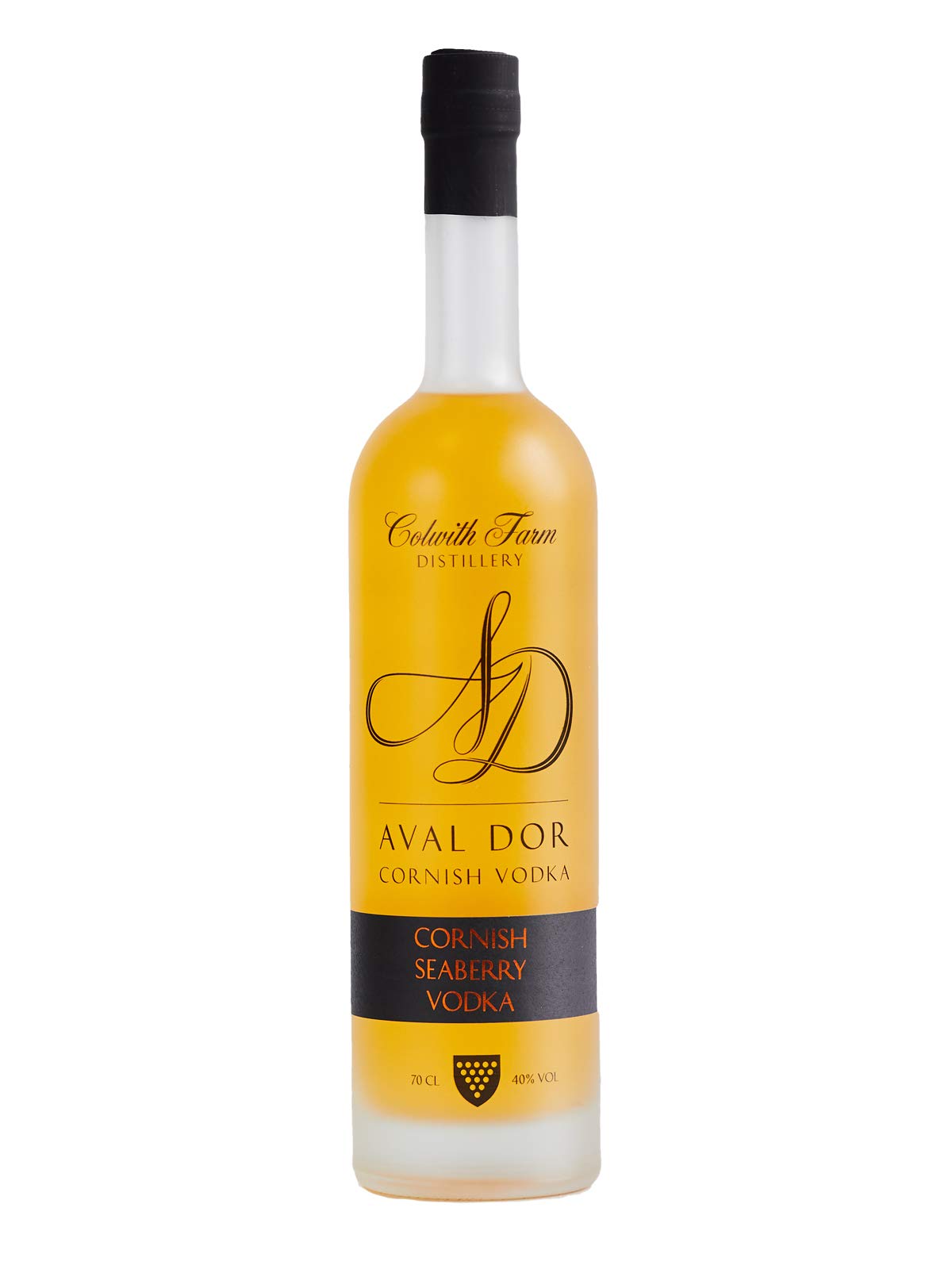 Colwith Farm Distillery, Aval Dor Cornish Seaberry Vodka, Small Batch Craft, Gluten Free, 40% ABV, 70cl