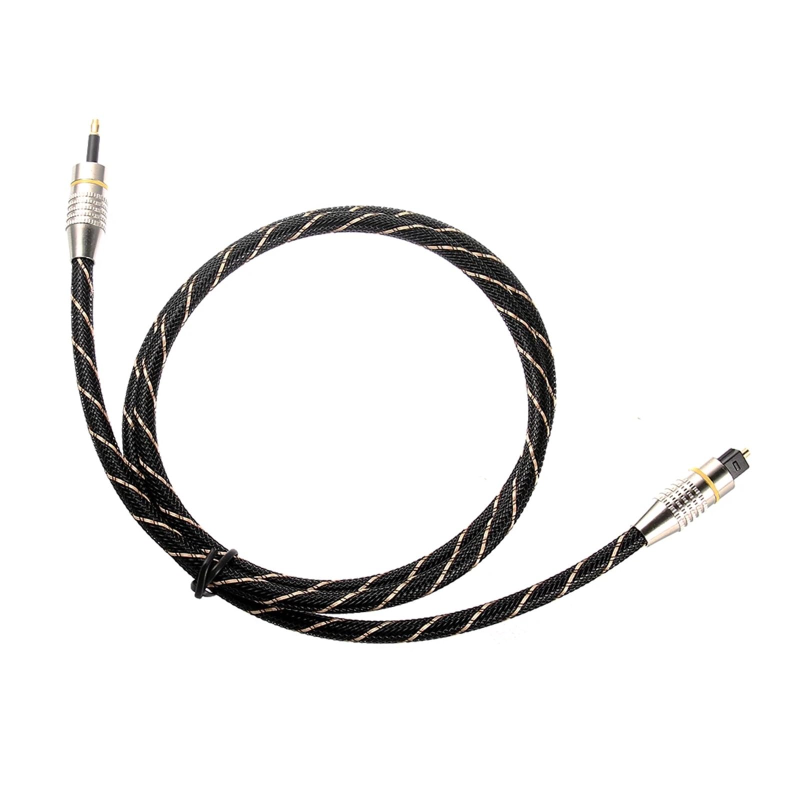 Cable Toslink de sonido Digital OD6.0 a Mini Toslink, Cable óptico SPDIF de 3,5mm, adaptador de Cable de Audio óptico de 3,5 a(15m)