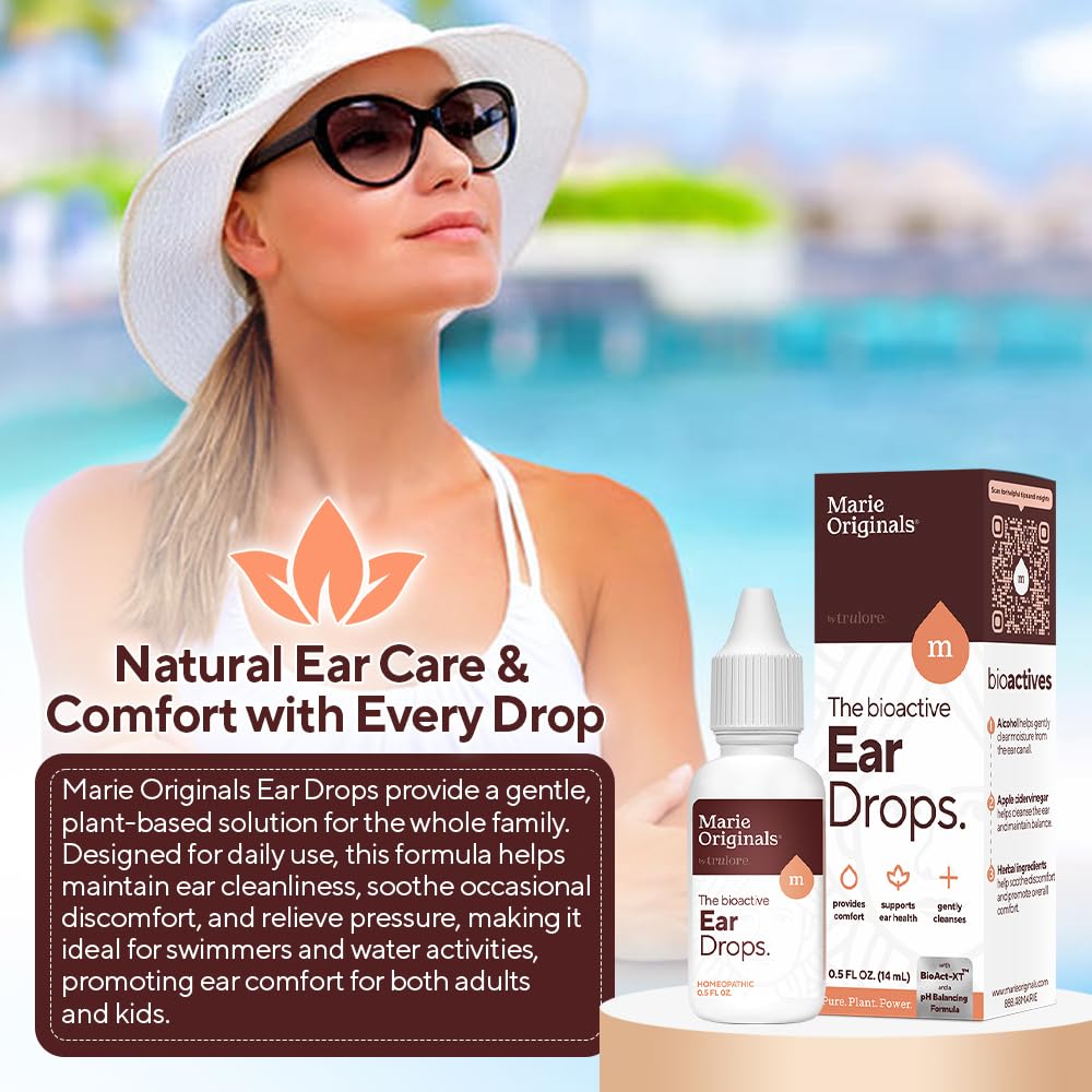 Marie Originals Natural Ear Drops for Ear Cleaning, Adults & Kids, 0.5 oz — Amazon image 2