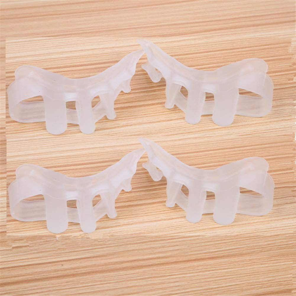 Tutore Alluce Valgo Correttore - Separatore Dita Piede - Supporti per i piedi - Raddrizza dita silicone, dita a martello, divaricatore