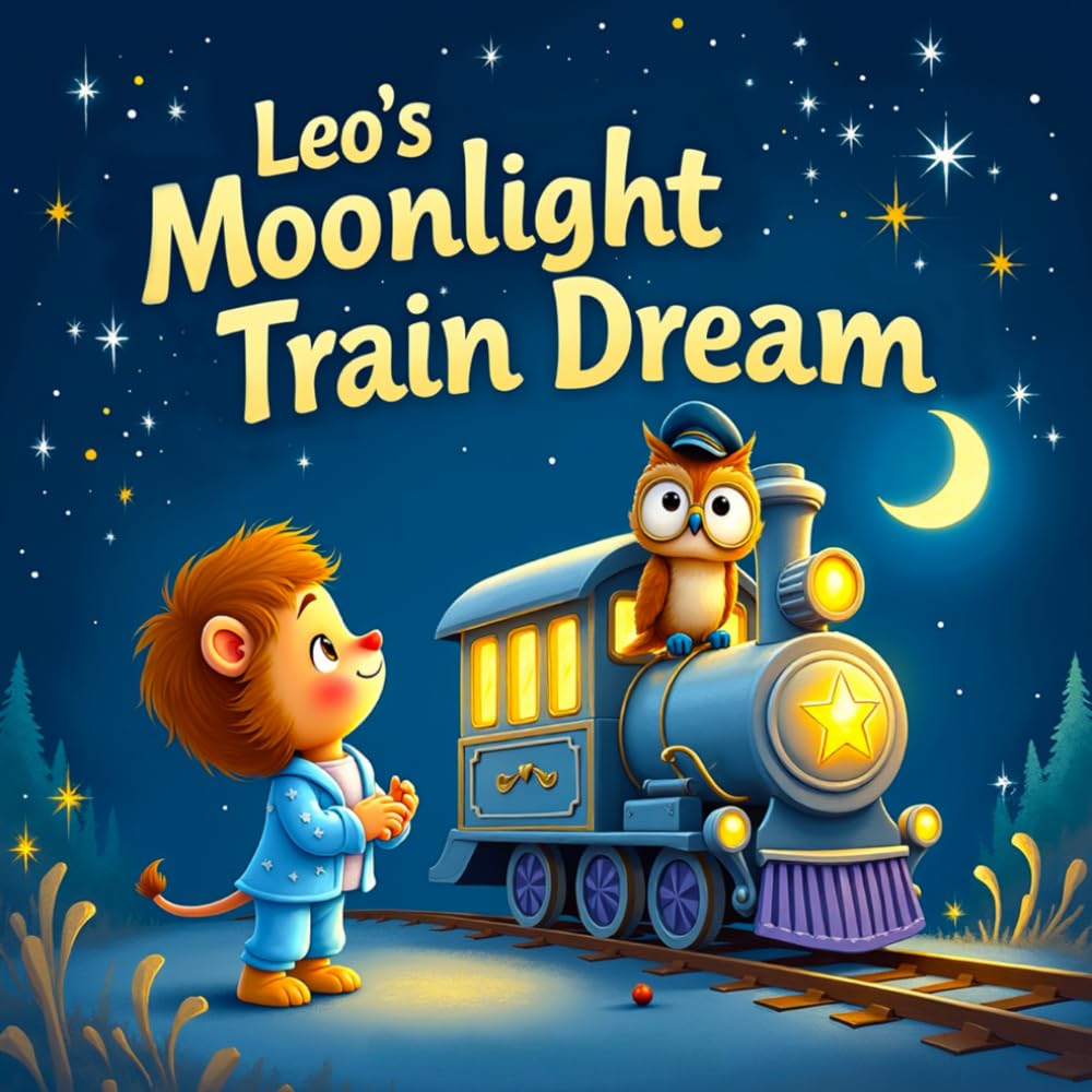 Leo's Moonlight Train Dream: A Magical Fantasy Bedtime Storybook Adventure for Kids Ages 3-7, Perfect for Sweet Dreams and Nighttime Reading